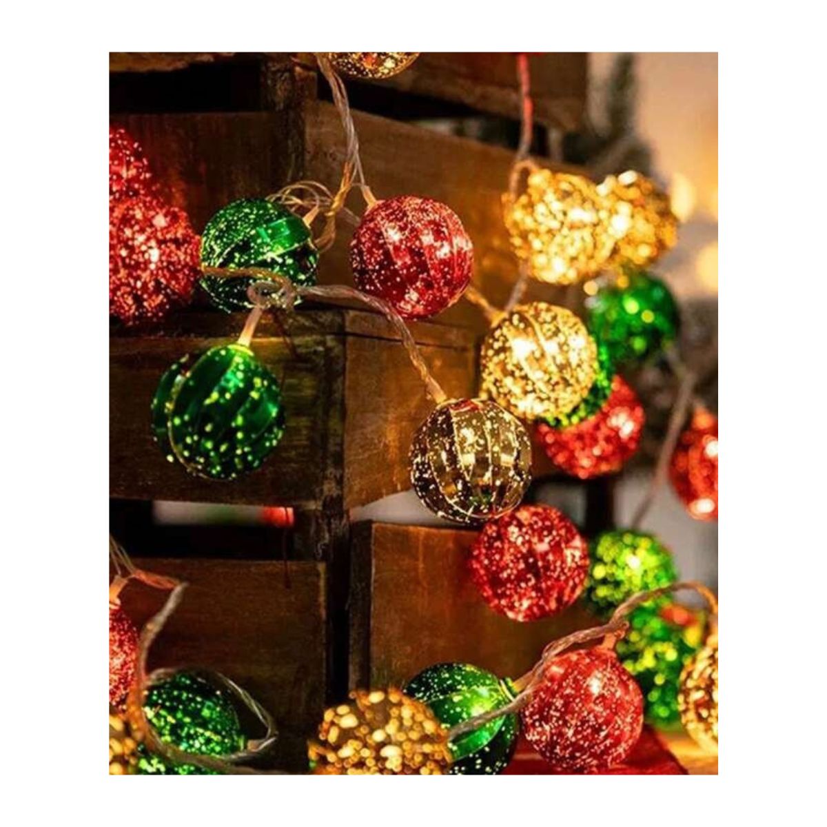 Luces de bambalinas para Navidad